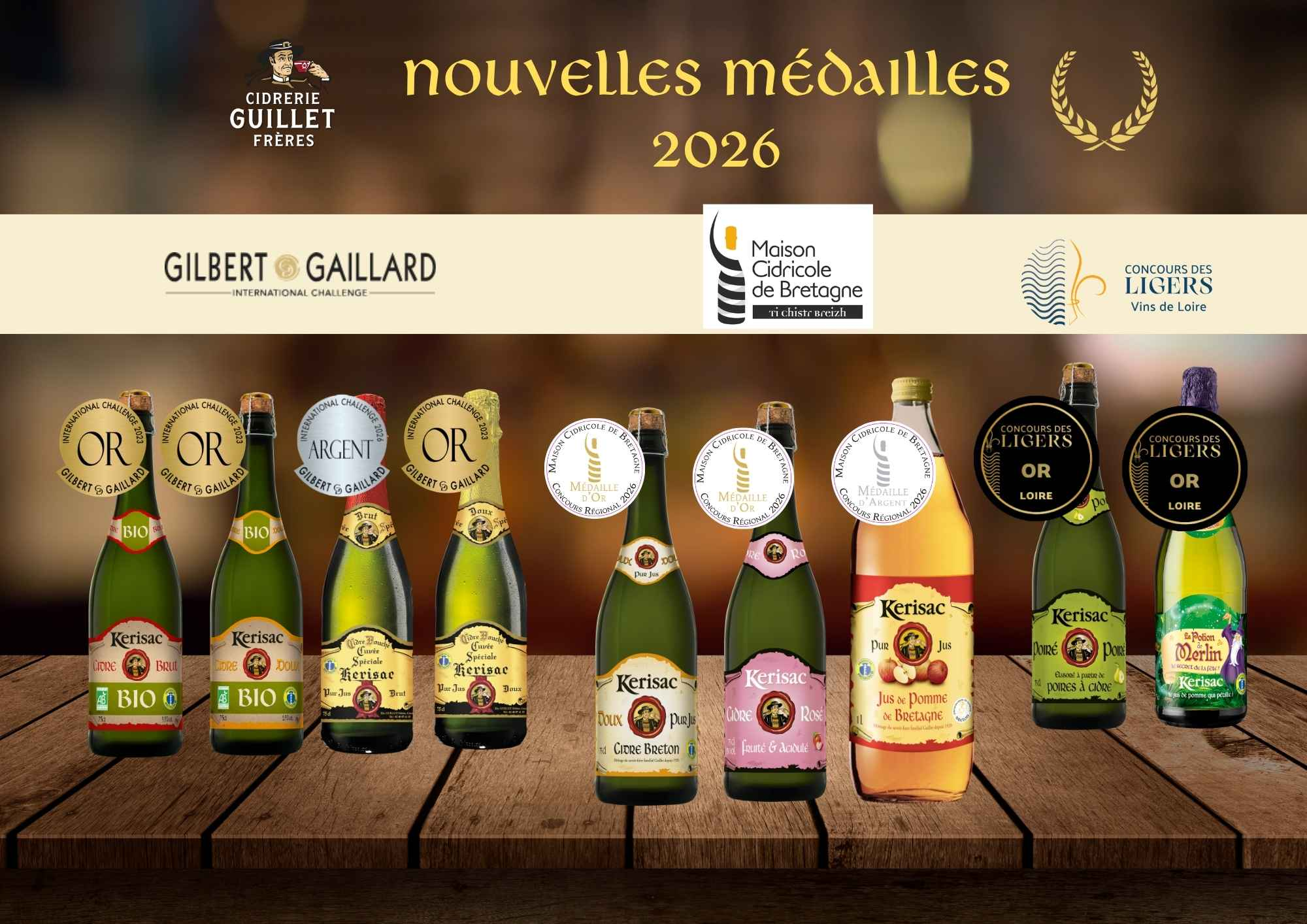 KERISAC REMPORTE DE NOMBREUSES MEDAILLES EN 2026